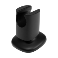 Держатель для душевой лейки ZEIN Z126, регулируемый, черный Держатель для душевой лейки ZEIN Z126, регулируемый, черный