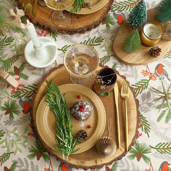 Скатерть Доляна Bullfinch 149х180+/- 3см, 100% хлопок, рогожка 164 г/м2