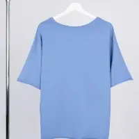 Футболка оверсайз унисекс Vozduh, синяя, размер XS/S