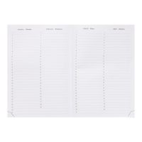 Ежедневник недатированный A5 160 листов Attomex.Visa, твёрдая обложка из искусственной кожи с поролоном, блок 70 г/м2, синий