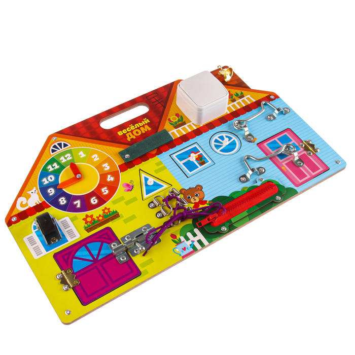 Бизиборд «Весёлый дом» Бизиборд «Весёлый дом»