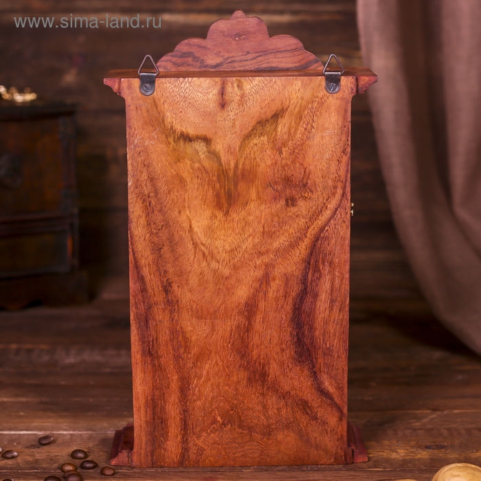 Ключница "Узоры" дерево 28х16х6 см