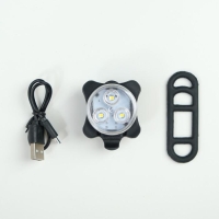 Фонарь велосипедный передний аккумуляторный, водонепроницаемый, 3 диода, 3 режима Фонарь велосипедный передний аккумуляторный, водонепроницаемый, 3 диода, 3 режима