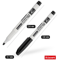 Маркер для доски 1-2 мм, Luxor 120, пулевидный, чёрный