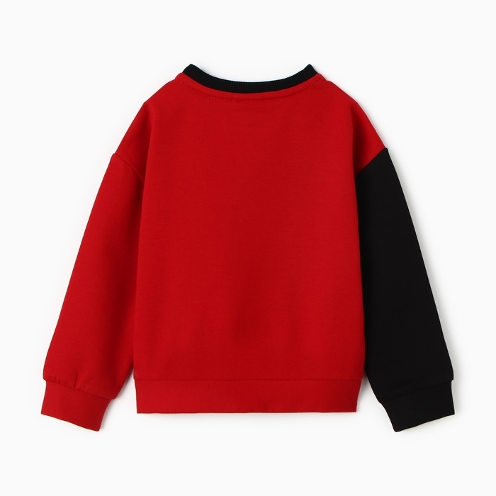 Свитшот детский MINAKU: Exclusive print, цвет красный, рост 122 см Свитшот детский MINAKU: Exclusive print, цвет красный, рост 122 см