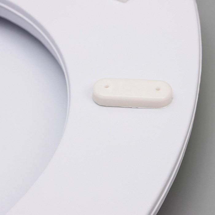 Сиденье для унитаза с крышкой &laquo;Плюмерия&raquo;, 40&times;37 см