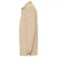 Рубашка поло мужская с длинным рукавом Winter II 210 бежевая, размер S