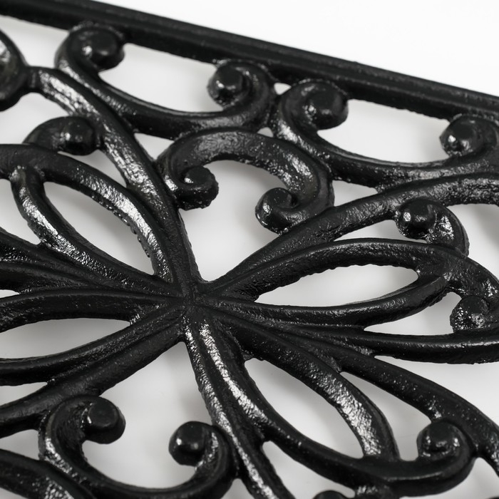 Сувенир чугун подставка"Узор. Крылья бабочки" 13,5х25,5х1,5 см