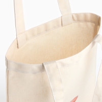 Шопер &laquo;Котик&raquo; 33,5 х 39,5 см., отдел без молнии, без подклада, белый