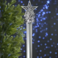 Посох Деда Мороза, 1,6 м, белый Посох Деда Мороза, 1,6 м, белый