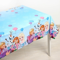 Скатерть одноразовая праздничная 120х180 см, 35 мкр, Холодное сердце Скатерть одноразовая праздничная 120х180 см, 35 мкр, Холодное сердце