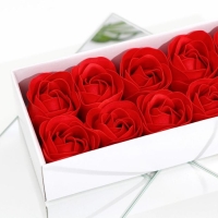 Мыльные розочки, красные, набор 10 шт. Мыльные розочки, красные, набор 10 шт.