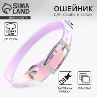Ошейник для собак и кошек с фастексом «Неон», 30 х 1 см Ошейник для собак и кошек с фастексом «Неон», 30 х 1 см