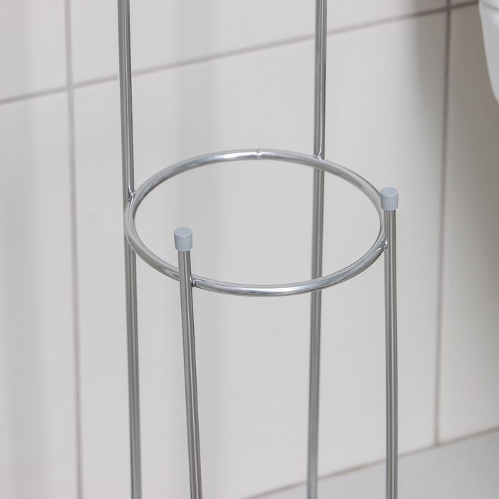 Органайзер для туалетной бумаги 15.5&times;66 см, цвет хром