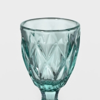 Рюмка стеклянная Magistro «Круиз», 50 мл, 5×10 см, цвет бирюзовый Рюмка стеклянная Magistro «Круиз», 50 мл, 5×10 см, цвет бирюзовый