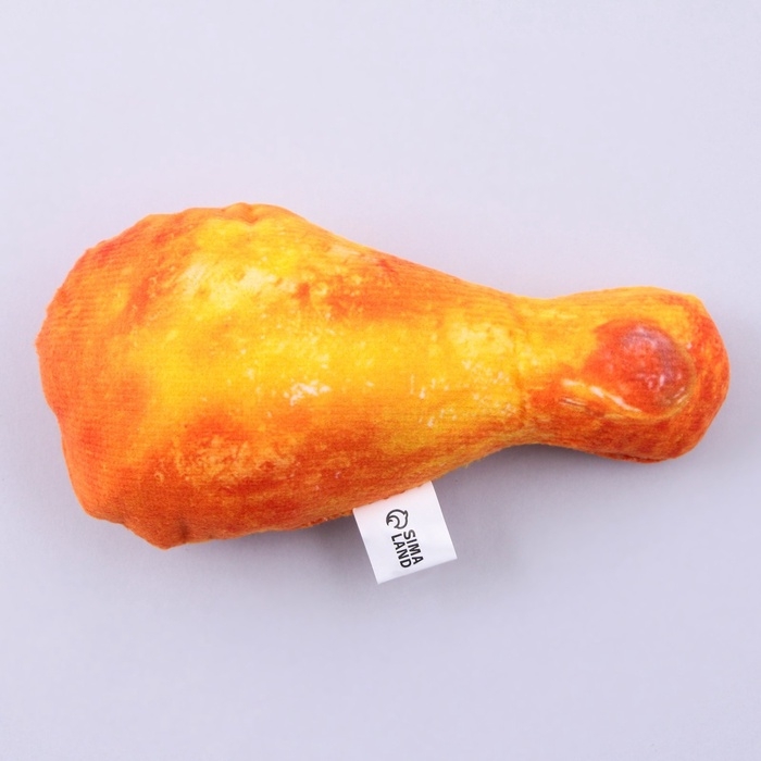 Игрушка для собак с пищалкой &laquo;&lrm;Курочка&raquo;&lrm; из текстиля, 13,6 х 8 см