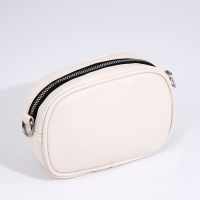 Сумка кросс-боди на молнии, цвет бежевый