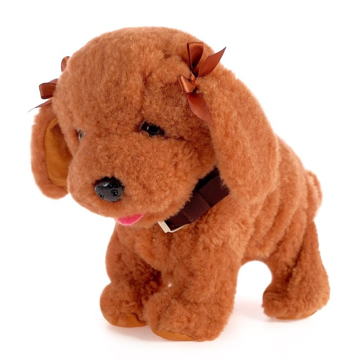 Интерактивный щенок «Мой друг», выполняет команды, реагирует на касания, лает, скулит Интерактивный щенок «Мой друг», выполняет команды, реагирует на касания, лает, скулит