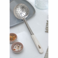 Шумовка из нержавеющей стали Доляна &laquo;Соната&raquo;, h=34 см, цвет серебряный