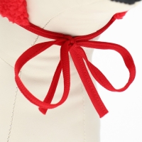 Новый год. Шапка для животных "Колпак", размер L(ОМ 20 см, длина 20 см), красный