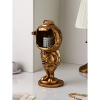 Подставка для мелочей «Астронавт», полистоун, 44 см, цвет золото Подставка для мелочей «Астронавт», полистоун, 44 см, цвет золото