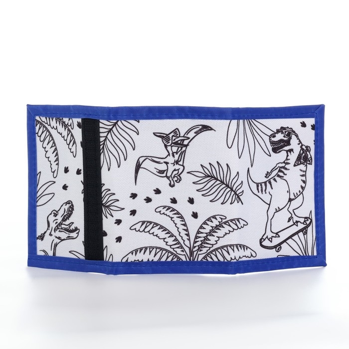 Кошелек на липучке под раскраску &laquo;Динозавр: Дино краски&raquo;