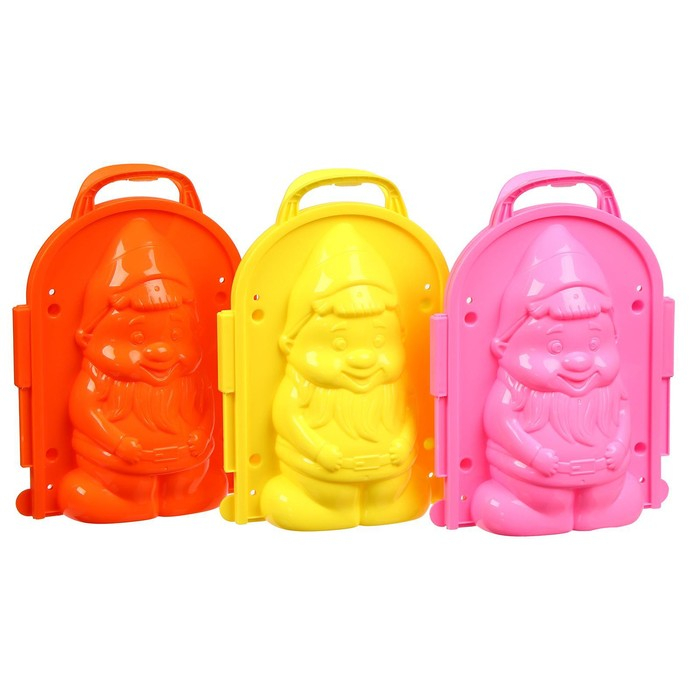 Снежколеп-песколеп &laquo;Гномик&raquo; + красящий порошок 15 г, набор, цвета МИКС, на новый год