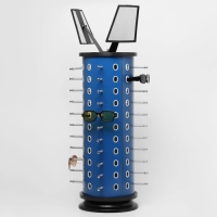 Стойка под очки настольная вращающаяся , 44 места, 38&times;38&times;68см, цвет синий