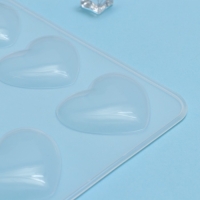 Форма для шоколада Доляна «Сердечки», силикон, 20×17,5×0,6 см, 9 ячеек (5,5×5 см) Форма для шоколада Доляна «Сердечки», силикон, 20×17,5×0,6 см, 9 ячеек (5,5×5 см)