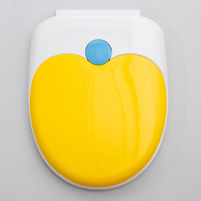 Сиденье для унитаза с крышкой, 42&times;37 см, двойное