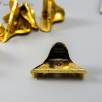 Уголок (ножка) для шкатулки пластик "Рептилия" золото набор 8 шт C003 2х1,8 см Уголок (ножка) для шкатулки пластик "Рептилия" золото набор 8 шт C003 2х1,8 см