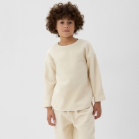 Свитшот детский MINAKU: Fleece Soft, цвет бежевый, рост 122 см Свитшот детский MINAKU: Fleece Soft, цвет бежевый, рост 122 см