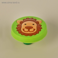 Ручка кнопка детская KID 016, "Львенок", резиновая Ручка кнопка детская KID 016, "Львенок", резиновая
