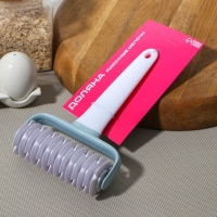 Валик для нарезки теста Доляна &laquo;Виктори&raquo;, 20&times;12 см, цвет белый