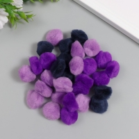 Декор для творчества "Помпончики. Сиреневый туман" d=2,5 см набор 30 шт Декор для творчества "Помпончики. Сиреневый туман" d=2,5 см набор 30 шт