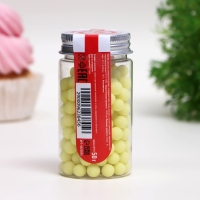 Посыпка кондитерская &laquo;Шарики&raquo;, 7 мм, зеленый матовый, 50 г