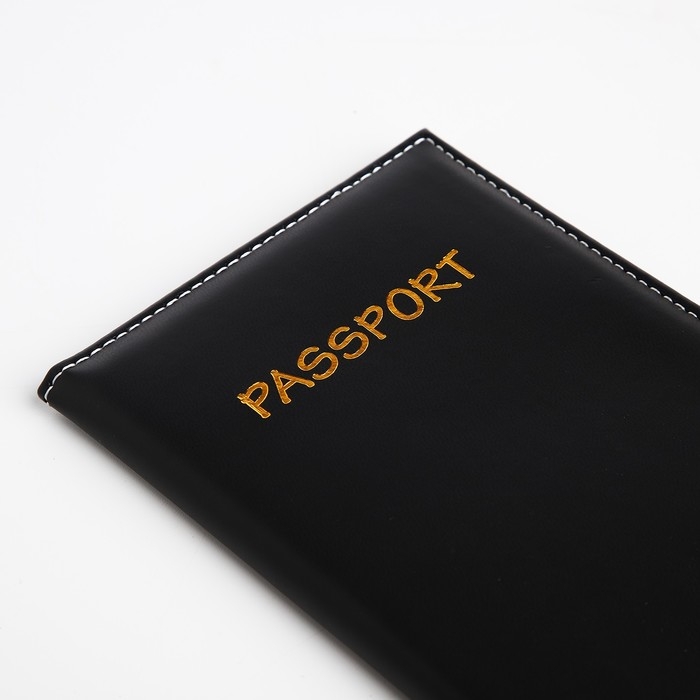 Обложка для паспорта, цвет чёрный Обложка для паспорта, цвет чёрный