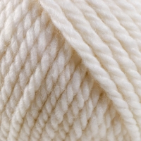 Пряжа "Осенняя" 25% шерсть, 75% ПАН 150м/200гр (01-Белый)