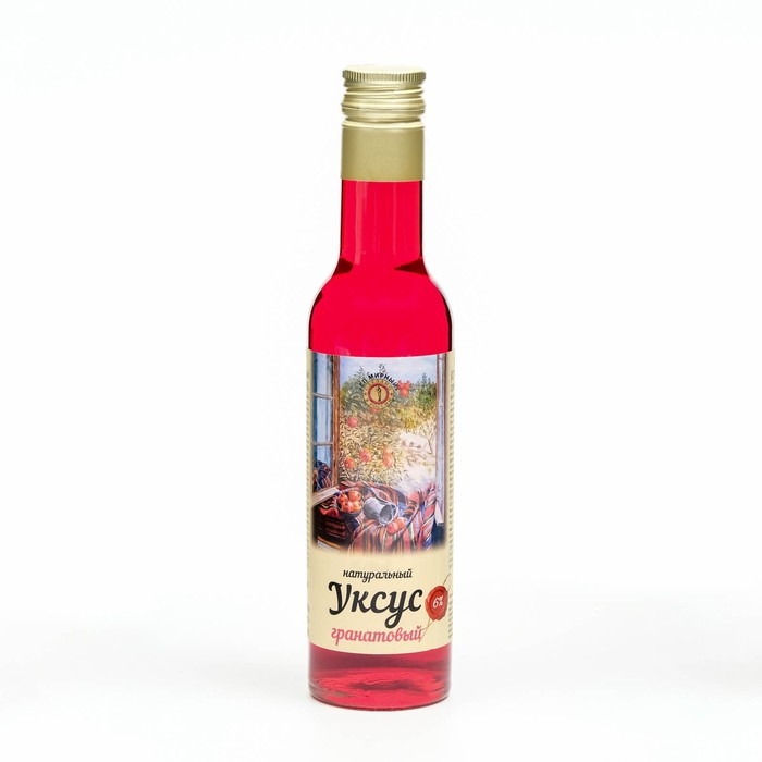 Уксус гранатовый натуральный, 6 %, 250 мл Уксус гранатовый натуральный, 6 %, 250 мл