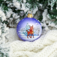 Шар "Оленёнок" 6,5 см    микс