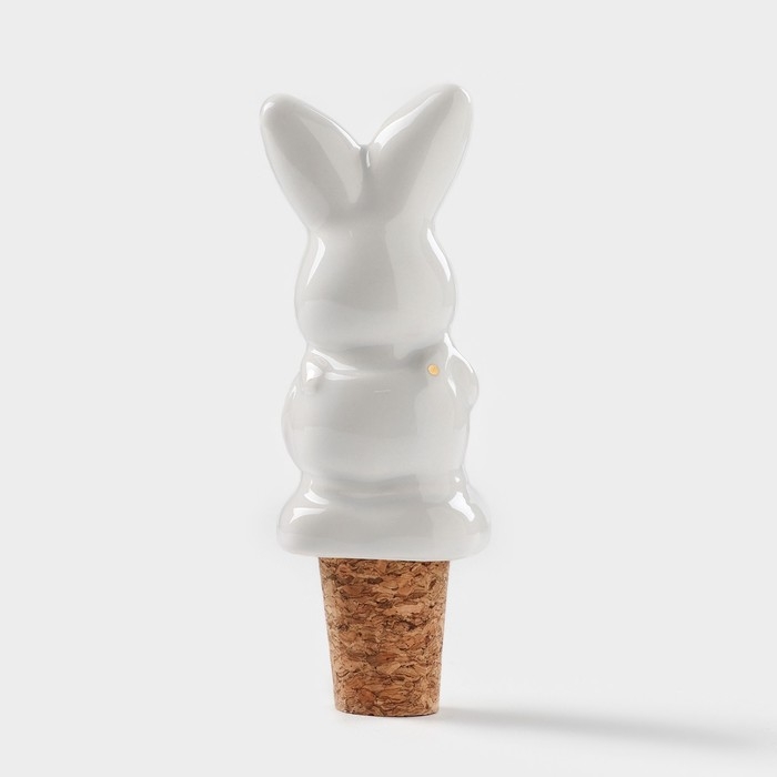 Пробка для бутылки Доляна &laquo;Зайка&raquo;, 3,5&times;10,5 см