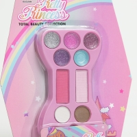 Набор косметики для девочек тени для век, блеск для губ, румяна, микс Набор косметики для девочек тени для век, блеск для губ, румяна, микс