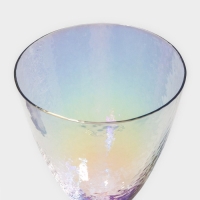 Набор бокалов для вина стеклянный Magistro &laquo;Жемчуг&raquo;, 400 мл, 9,5&times;23,5 см, 2 шт, цвет перламутровый