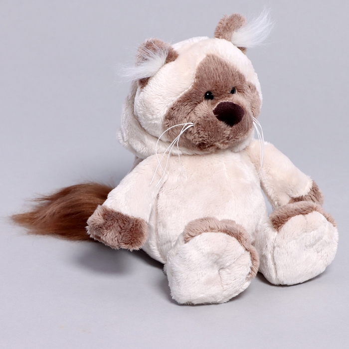 Мягкая игрушка &laquo;Котик&raquo; в костюме, 25 см, цвет бежевый