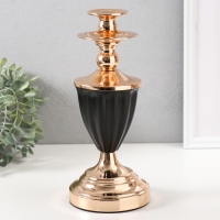 Подсвечник металл на 1 свечу d=2,5 см "Довиль" 11,5х11,5х27 см Подсвечник металл на 1 свечу d=2,5 см "Довиль" 11,5х11,5х27 см