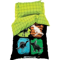 Постельное бельё Этель 1,5 сп "Dinoera" 143х215 см, 150х214 см, 50х70 см -1 шт, бязь Постельное бельё Этель 1,5 сп "Dinoera" 143х215 см, 150х214 см, 50х70 см -1 шт, бязь