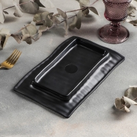 Блюдо «Чёрный Восток», 24,6×15,4×3 см, цвет чёрный Блюдо «Чёрный Восток», 24,6×15,4×3 см, цвет чёрный