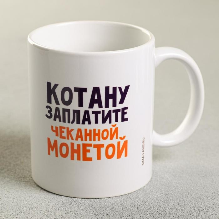 Кружка &laquo;Котану заплатите чеканной монетой&raquo;, 300 мл