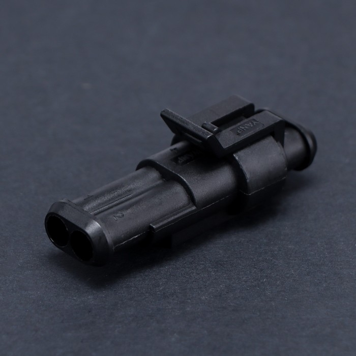 Разъем автомобильный, герметичный штекер-гнездо DJ7021-1.5-11/21, 2 контакта, набор 5 шт Разъем автомобильный, герметичный штекер-гнездо DJ7021-1.5-11/21, 2 контакта, набор 5 шт