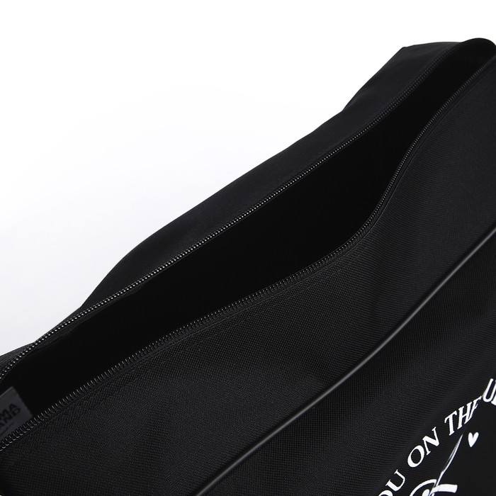 Сумка спорт Сумка спорт "Увидимся на корте", 40*24*21, отд на молнии, черный